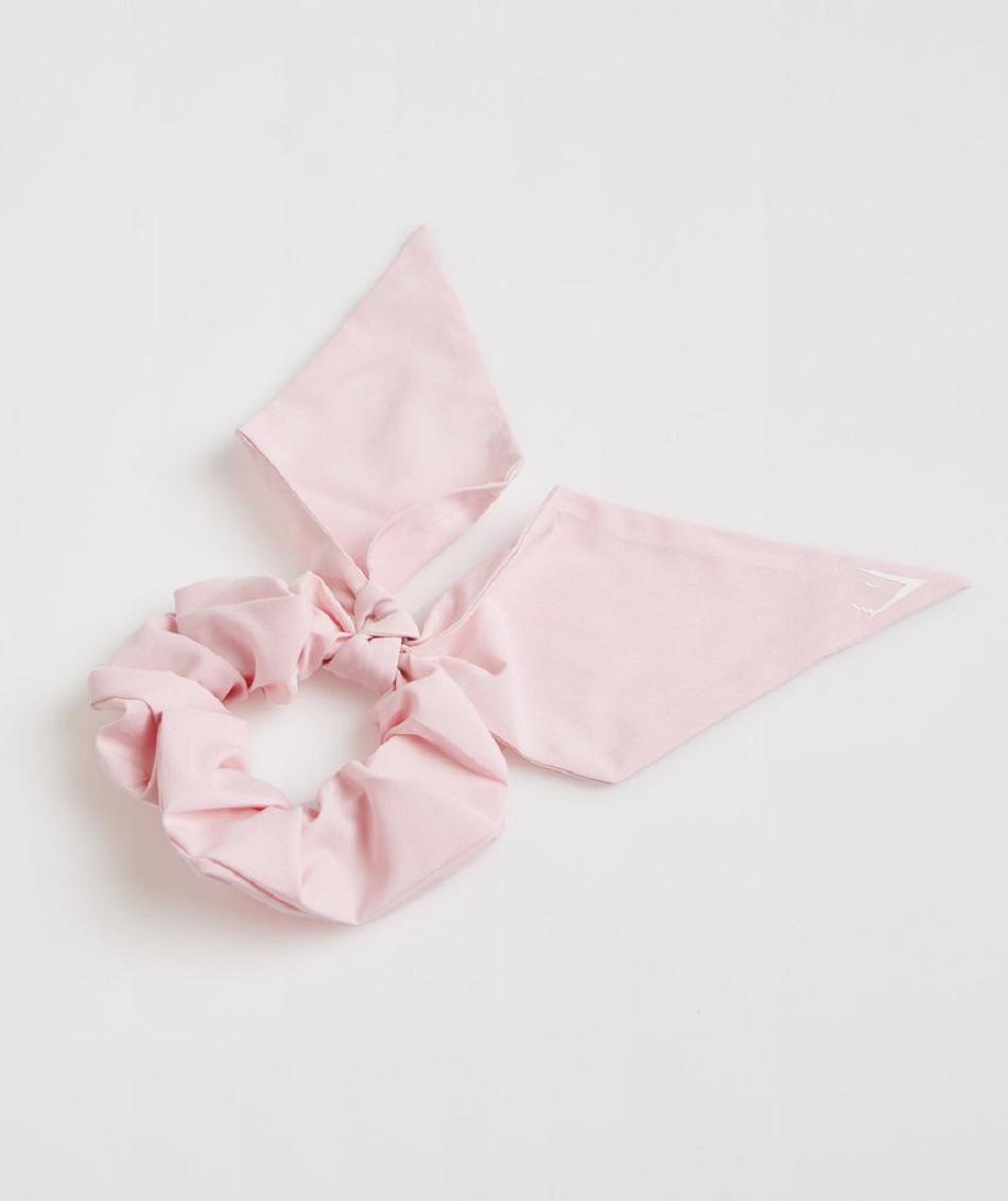 Sombreros Gymshark Bow Scrunchie Accessories Rosas | MX_2814HAP