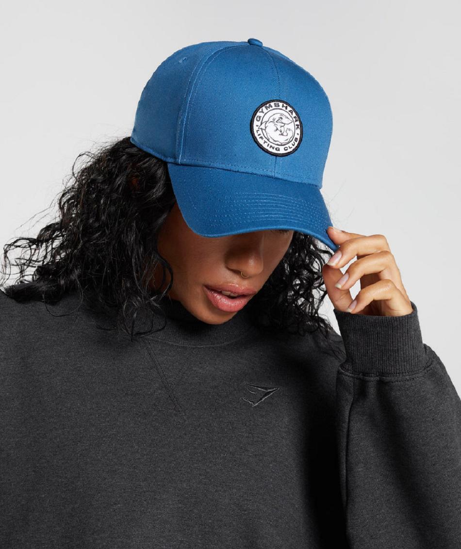 Sombreros Gymshark Legacy Cap Mujer Azules | MX_4966XYU