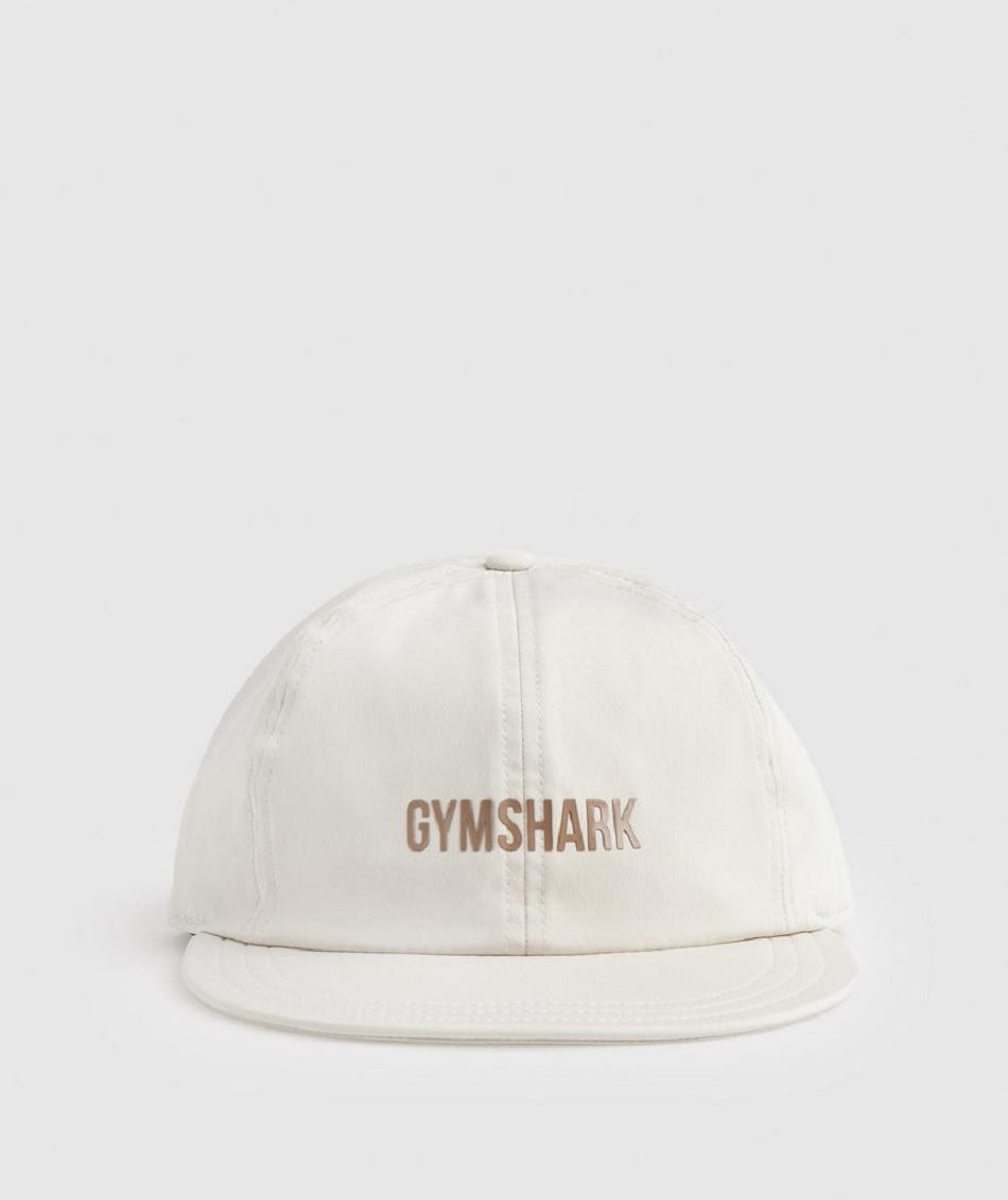 Sombreros Gymshark Planos Peak Cap Accessories Grises | MX_2826WNB