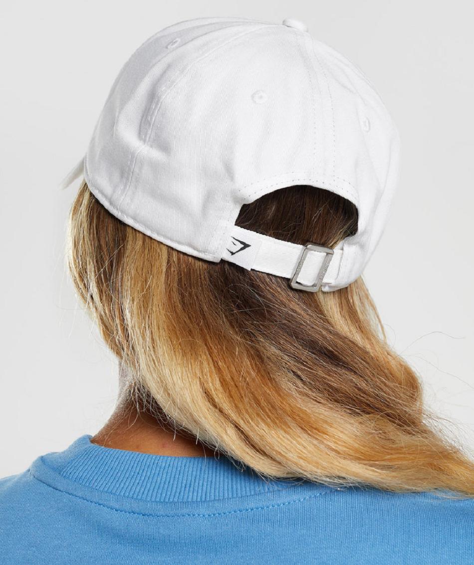 Sombreros Gymshark Sharkhead Cap Accessories Blancos | MX_2850NWY