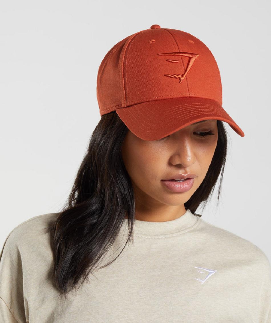 Sombreros Gymshark Sharkhead Cap Mujer Rojos | MX_4977FDN