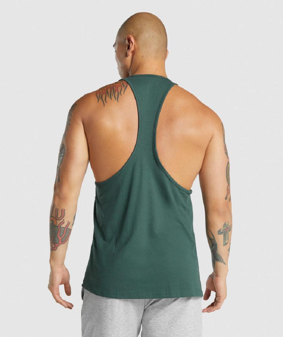 Stringers Gymshark Critical 2.0 Hombre Verdes Oscuro | MX_3319BEX