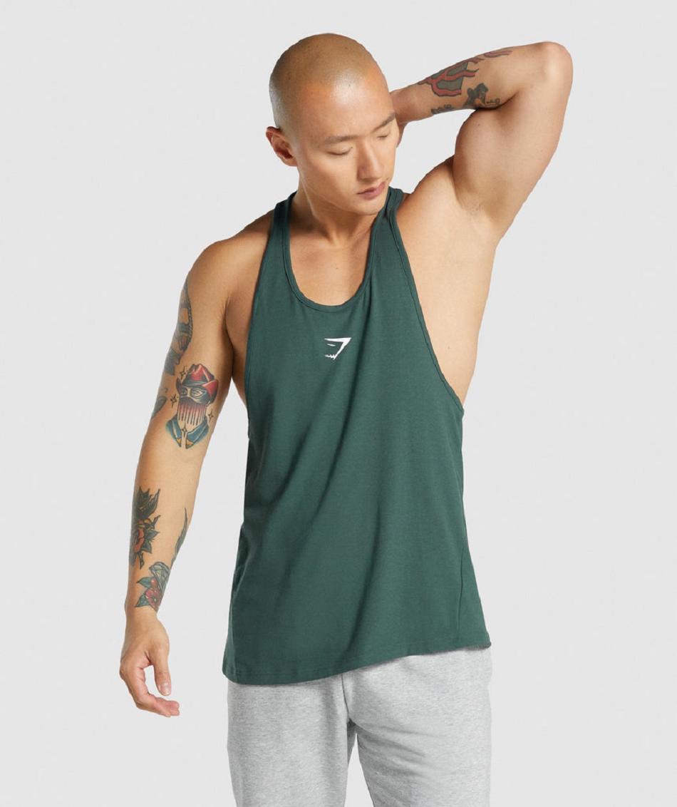 Stringers Gymshark Critical 2.0 Hombre Verdes Oscuro | MX_3319BEX