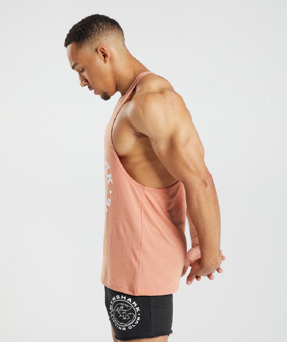 Stringers Gymshark Legacy Hombre Rosas | MX_3316XYU