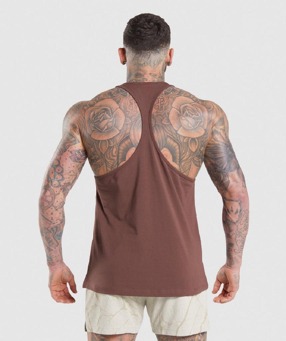 Stringers Gymshark Power Hombre Rosas Marrom | MX_3320NWY