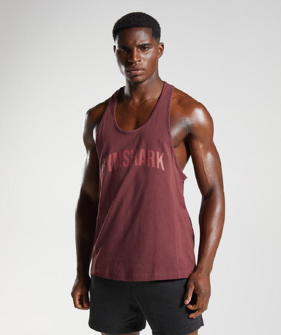 Stringers Gymshark Power Hombre Rosas Marrom | MX_3342ZUT