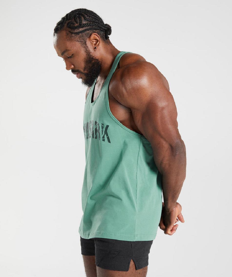 Stringers Gymshark Power Hombre Verdes | MX_3325RVD