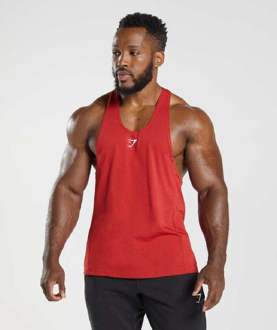 Stringers Gymshark React Hombre Rojos | MX_3336FDN