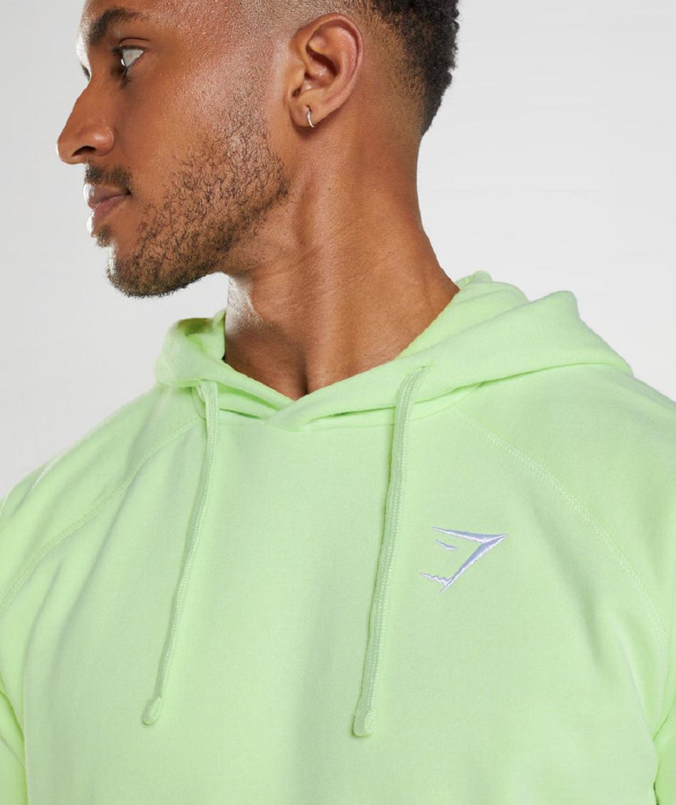 Sudadera Con Capucha Gymshark Crest Hombre Verdes | MX_3495NWY