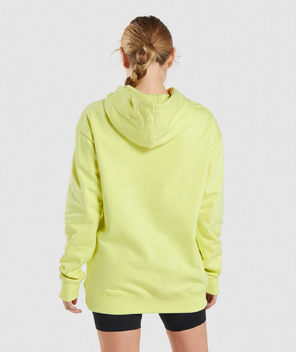 Sudadera Con Capucha Gymshark Entrenamiento Oversized Mujer Verdes | MX_4299CTV