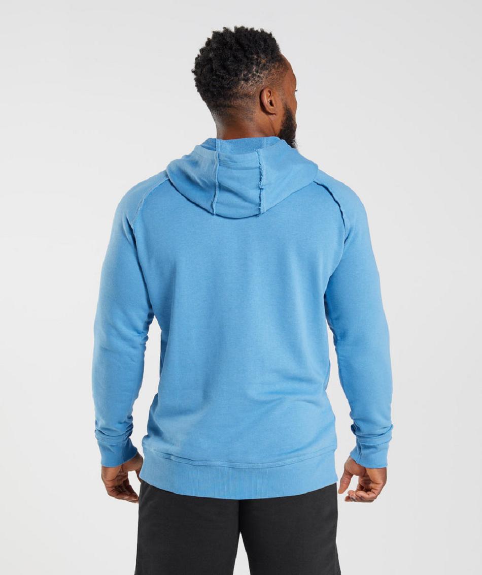 Sudadera Con Capucha Gymshark Legacy Hombre Azules | MX_3465ZUT