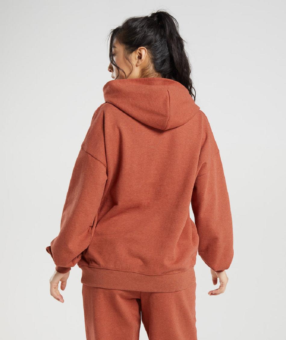 Sudadera Con Capucha Gymshark Rest Day Sweats Mujer Marrom | MX_4313AHK