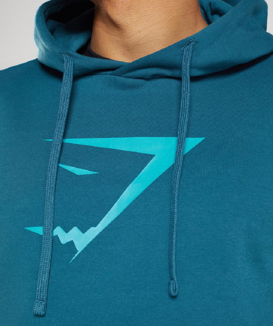 Sudadera Con Capucha Gymshark Sharkhead Infill Hombre Azules | MX_3484FDN