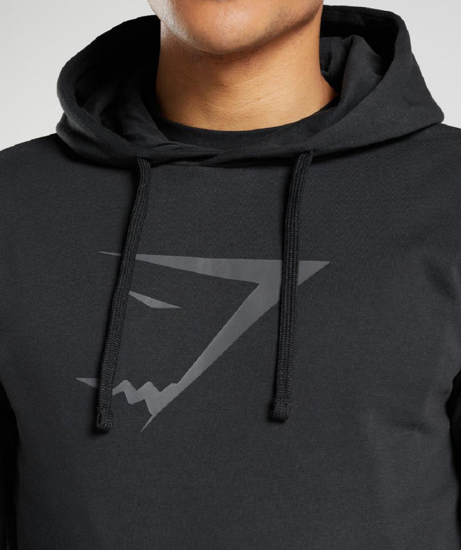 Sudadera Con Capucha Gymshark Sharkhead Infill Hombre Negros | MX_3487JPQ