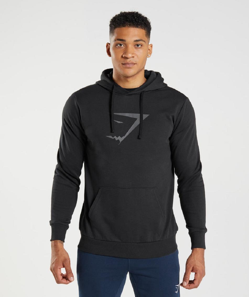 Sudadera Con Capucha Gymshark Sharkhead Infill Hombre Negros | MX_3487JPQ