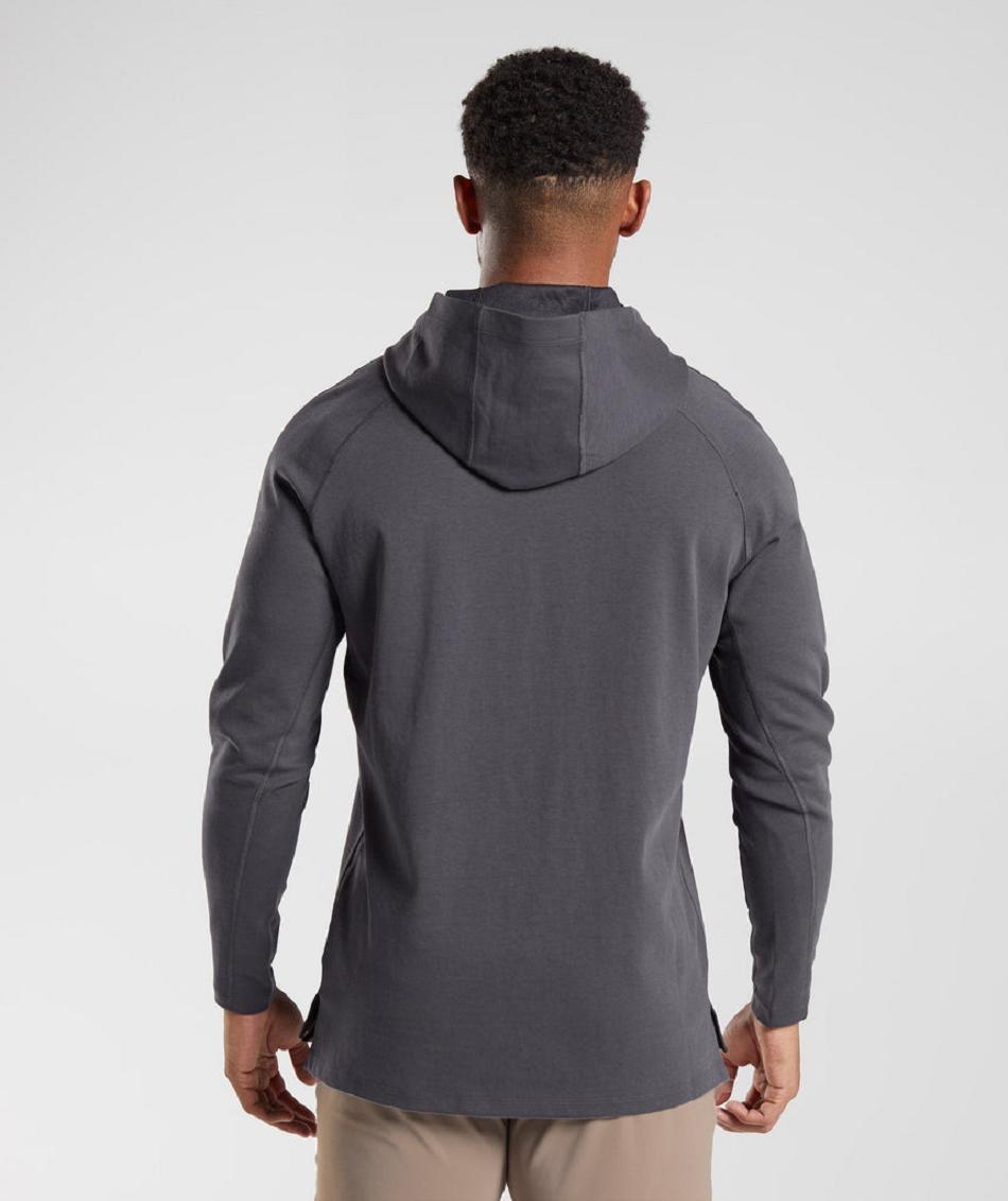 Sudadera Con Capucha Gymshark Studio Hombre Negros Grises | MX_3461HAP