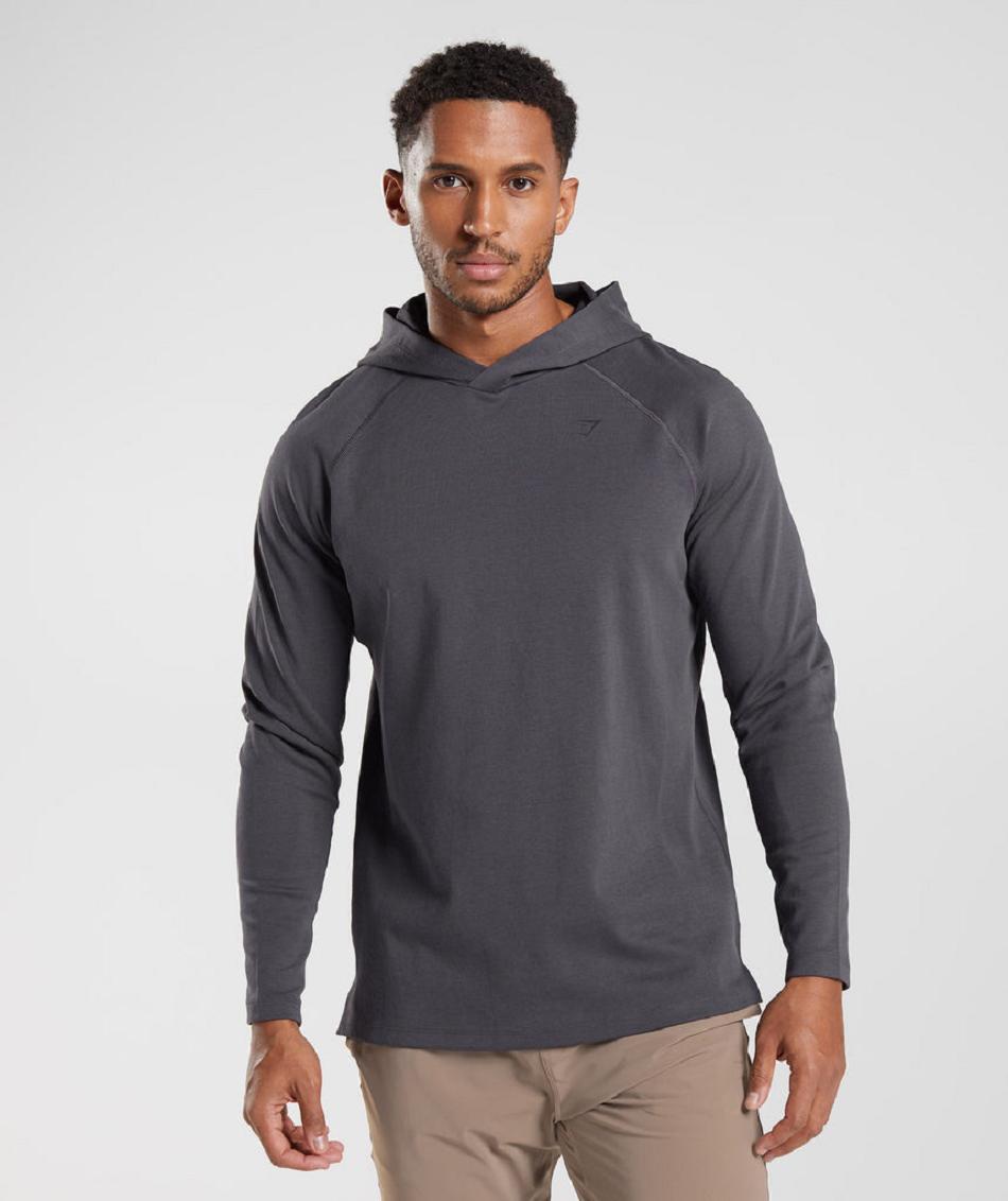 Sudadera Con Capucha Gymshark Studio Hombre Negros Grises | MX_3461HAP