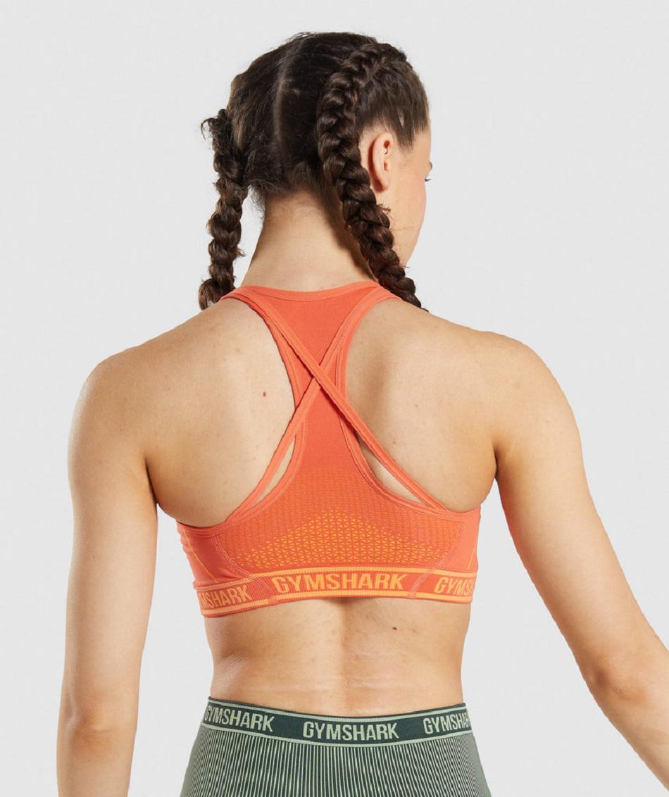 Sujetadores Deportivos Gymshark Apex Seamless Mujer Naranjas Albaricoque Naranjas | MX_4063XYU