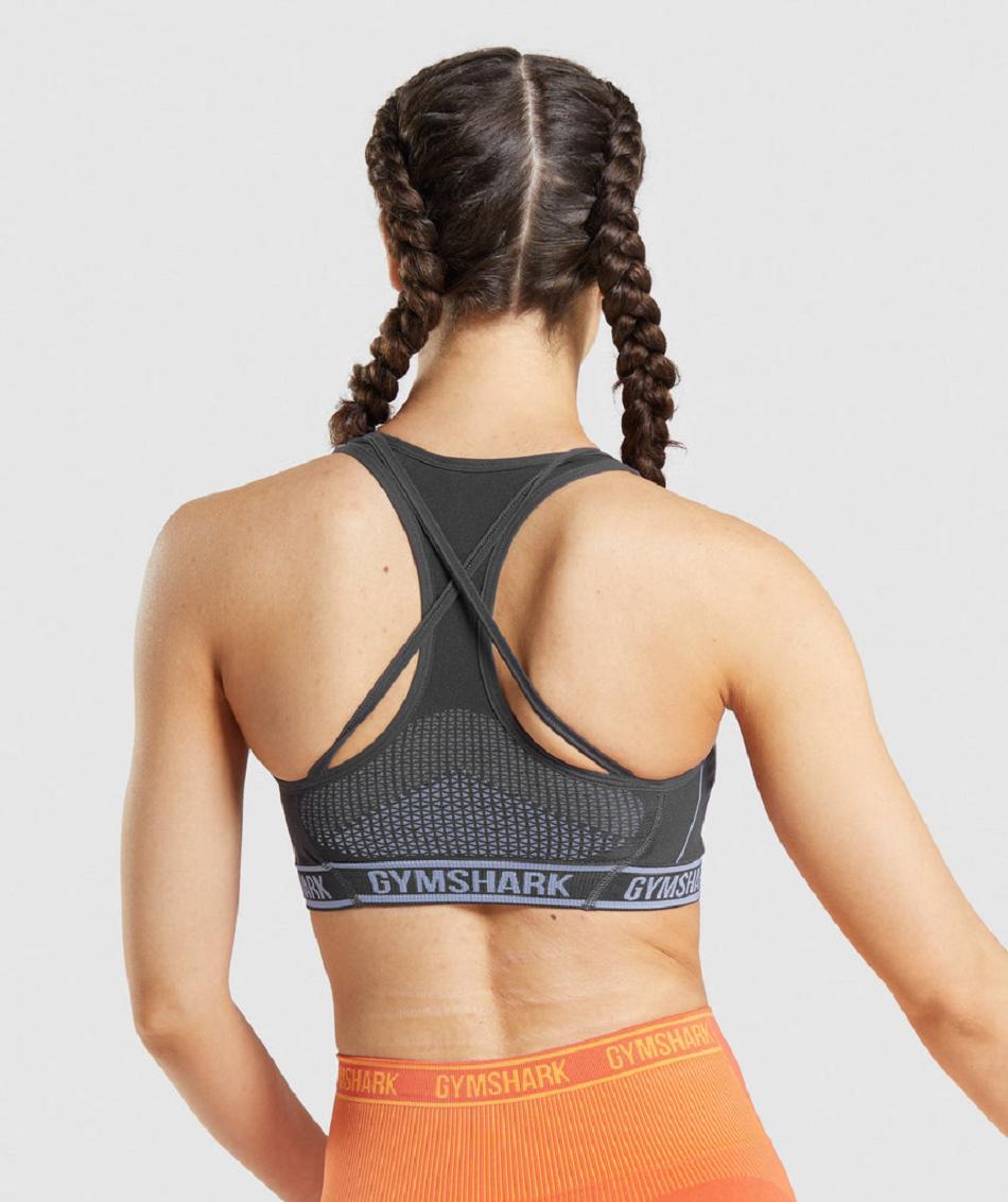 Sujetadores Deportivos Gymshark Apex Seamless Mujer Negros Grises Lavanda Azules | MX_4068MQZ