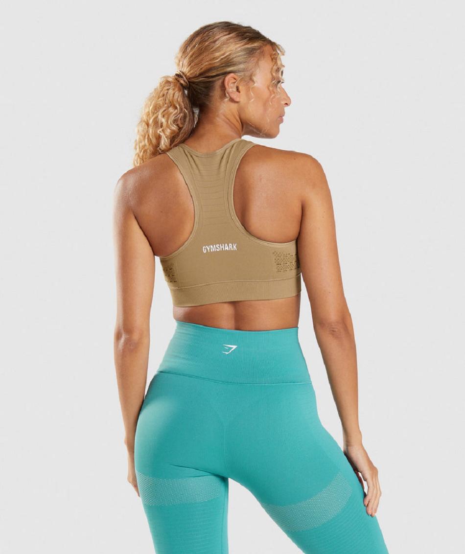 Sujetadores Deportivos Gymshark Energy Seamless Mujer Marrom | MX_4121QMA