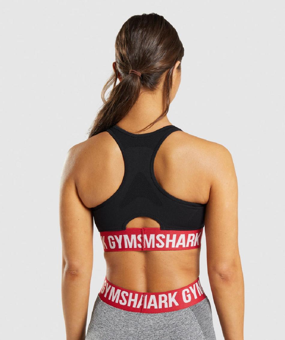 Sujetadores Deportivos Gymshark Flex Mujer Negros | MX_4159DFM