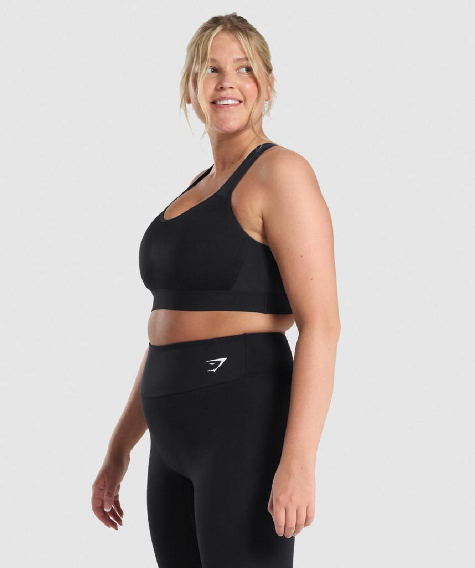 Sujetadores Deportivos Gymshark Ligeros High Support Mujer Negros | MX_4065VRW