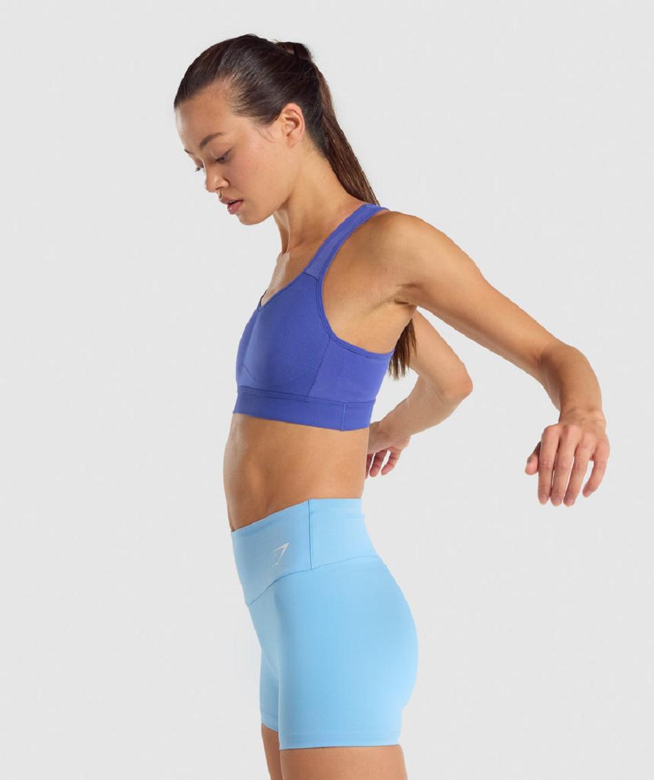 Sujetadores Deportivos Gymshark Ligeros High Support Mujer Azules Oscuro | MX_4069QMA