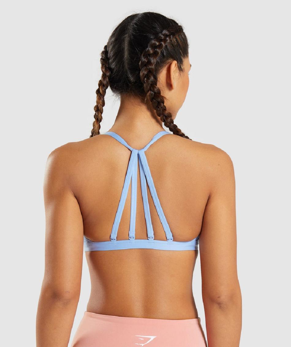 Sujetadores Deportivos Gymshark Minimal Mujer Azules | MX_4119NWY