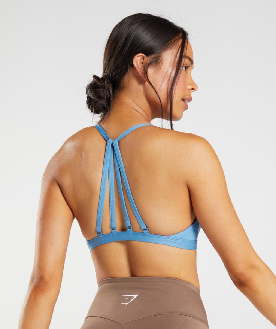 Sujetadores Deportivos Gymshark Minimal Mujer Azules | MX_4225QMA