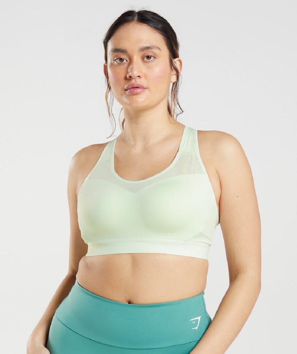 Sujetadores Deportivos Gymshark Open Back Mujer Verdes | MX_4180ILH