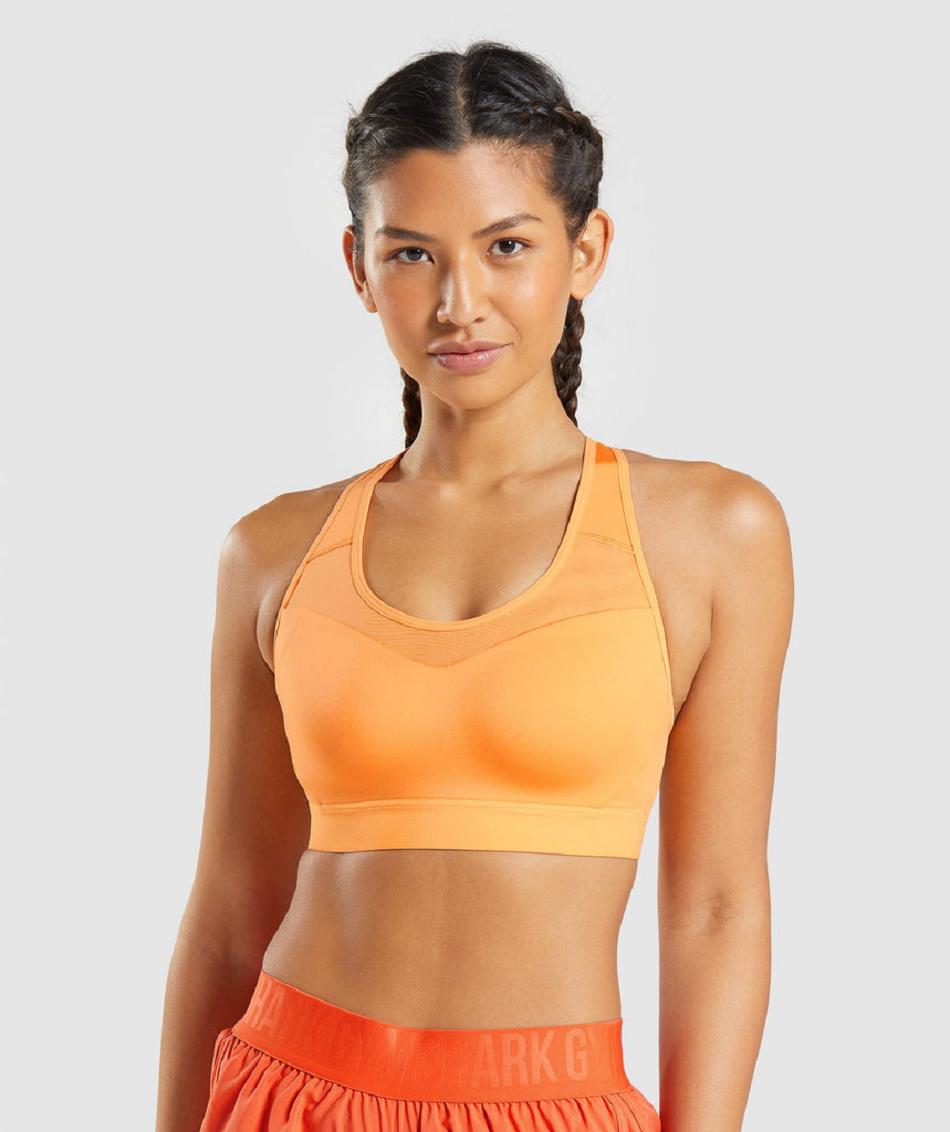 Sujetadores Deportivos Gymshark Open Back Mujer Albaricoque Naranjas | MX_4182PJJ