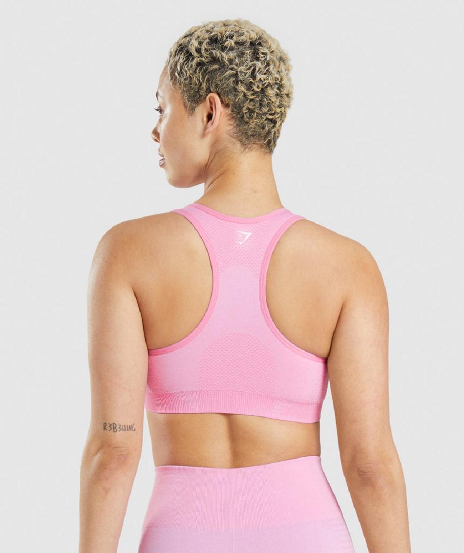 Sujetadores Deportivos Gymshark Vital Seamless 2.0 Mujer Rosas | MX_4140LIS