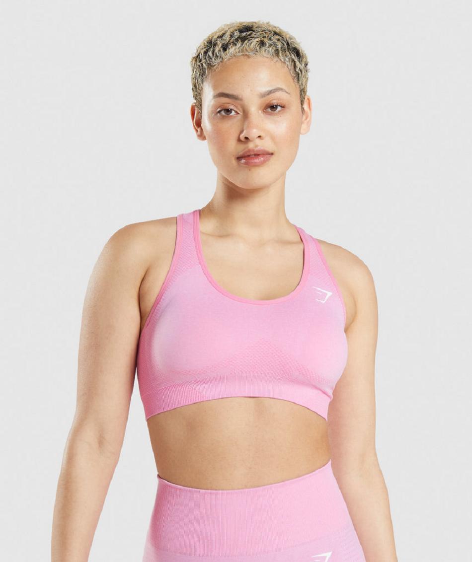 Sujetadores Deportivos Gymshark Vital Seamless 2.0 Mujer Rosas | MX_4140LIS