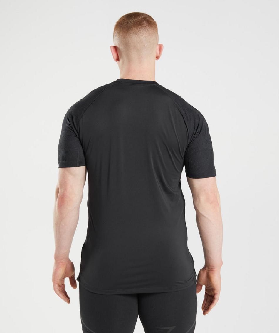 T Shirts Gymshark 315 Hombre Negros | MX_3141FDN