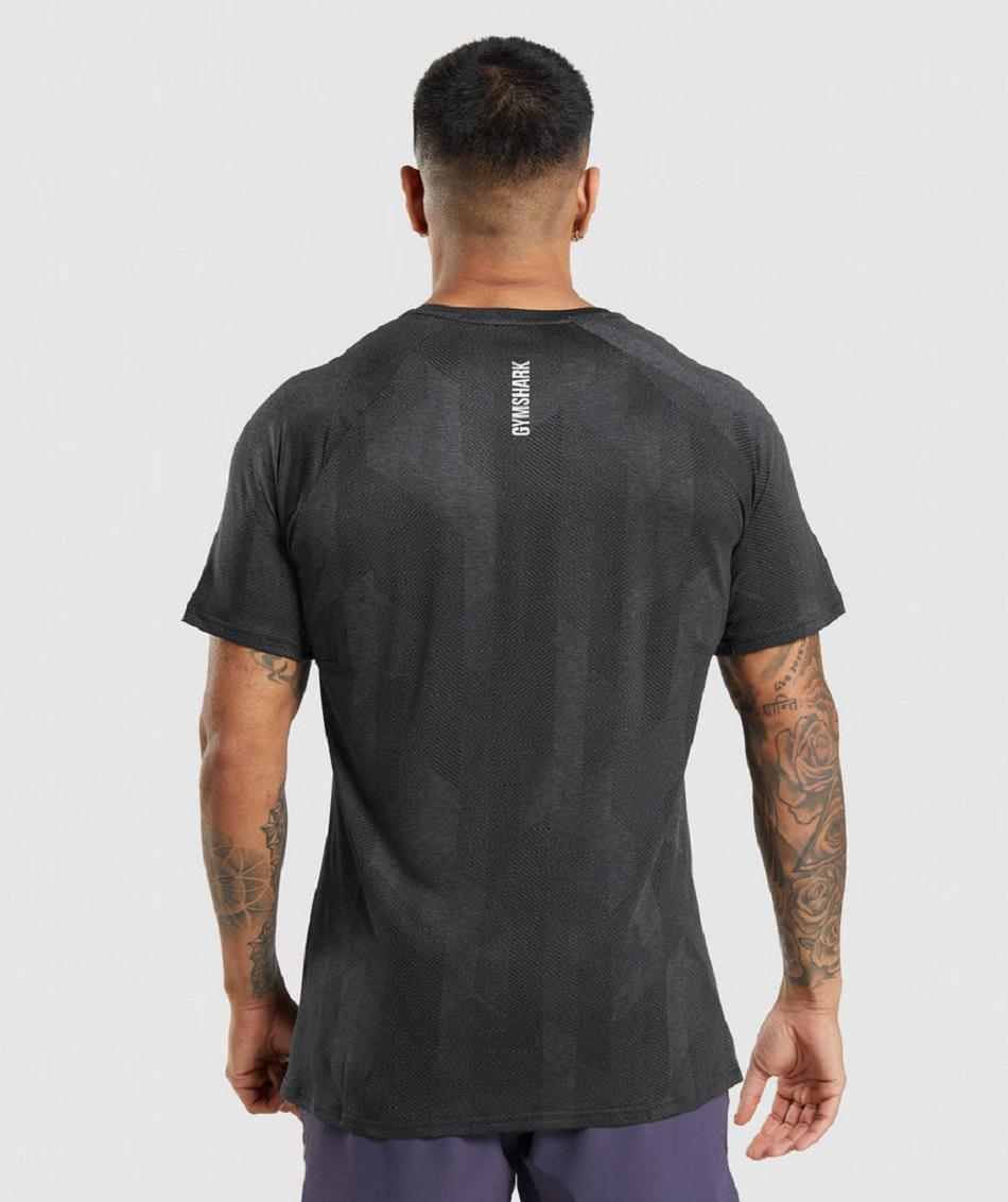 T Shirts Gymshark Apex Hombre Negros Grises | MX_3138AHK