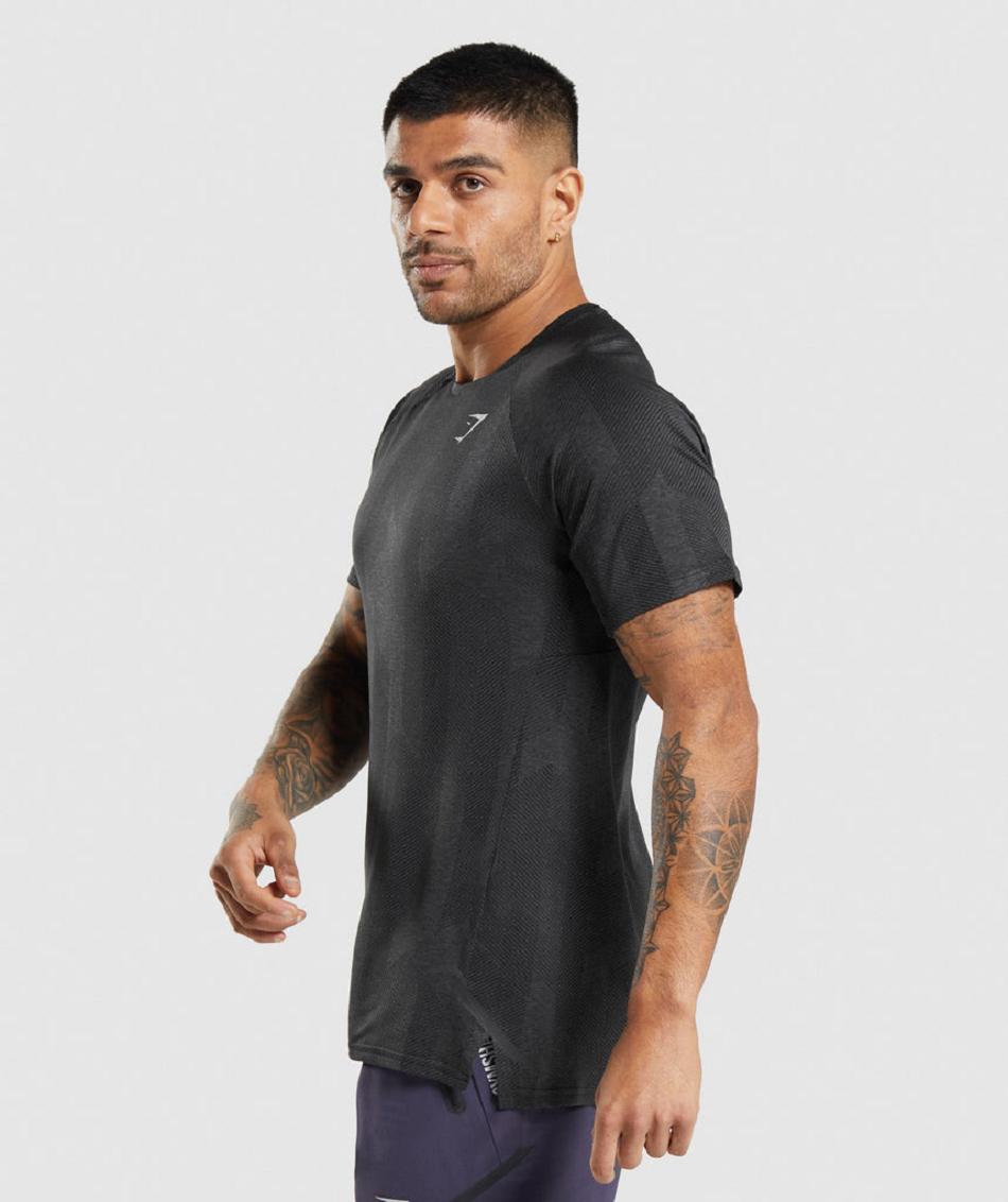 T Shirts Gymshark Apex Hombre Negros Grises | MX_3138AHK