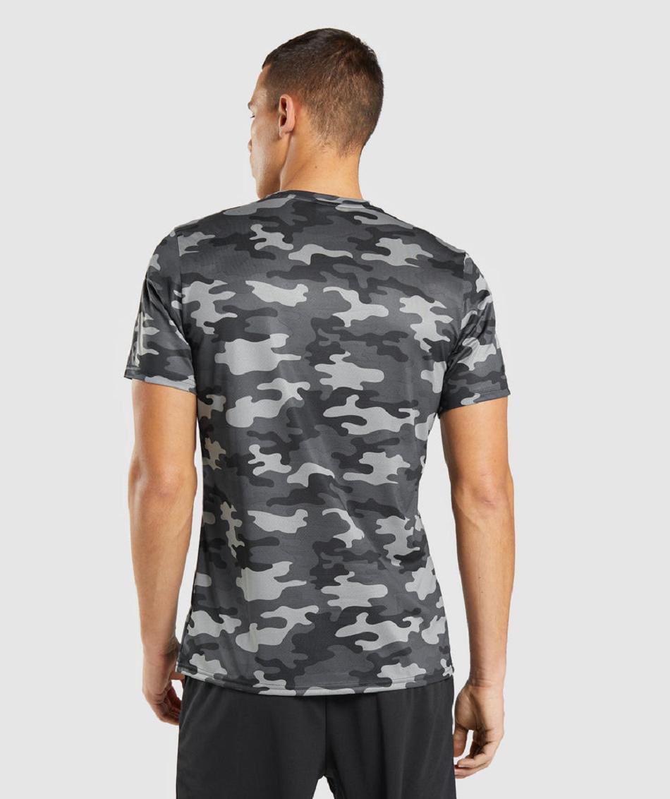 T Shirts Gymshark Arrival Hombre Grises | MX_3097GSO