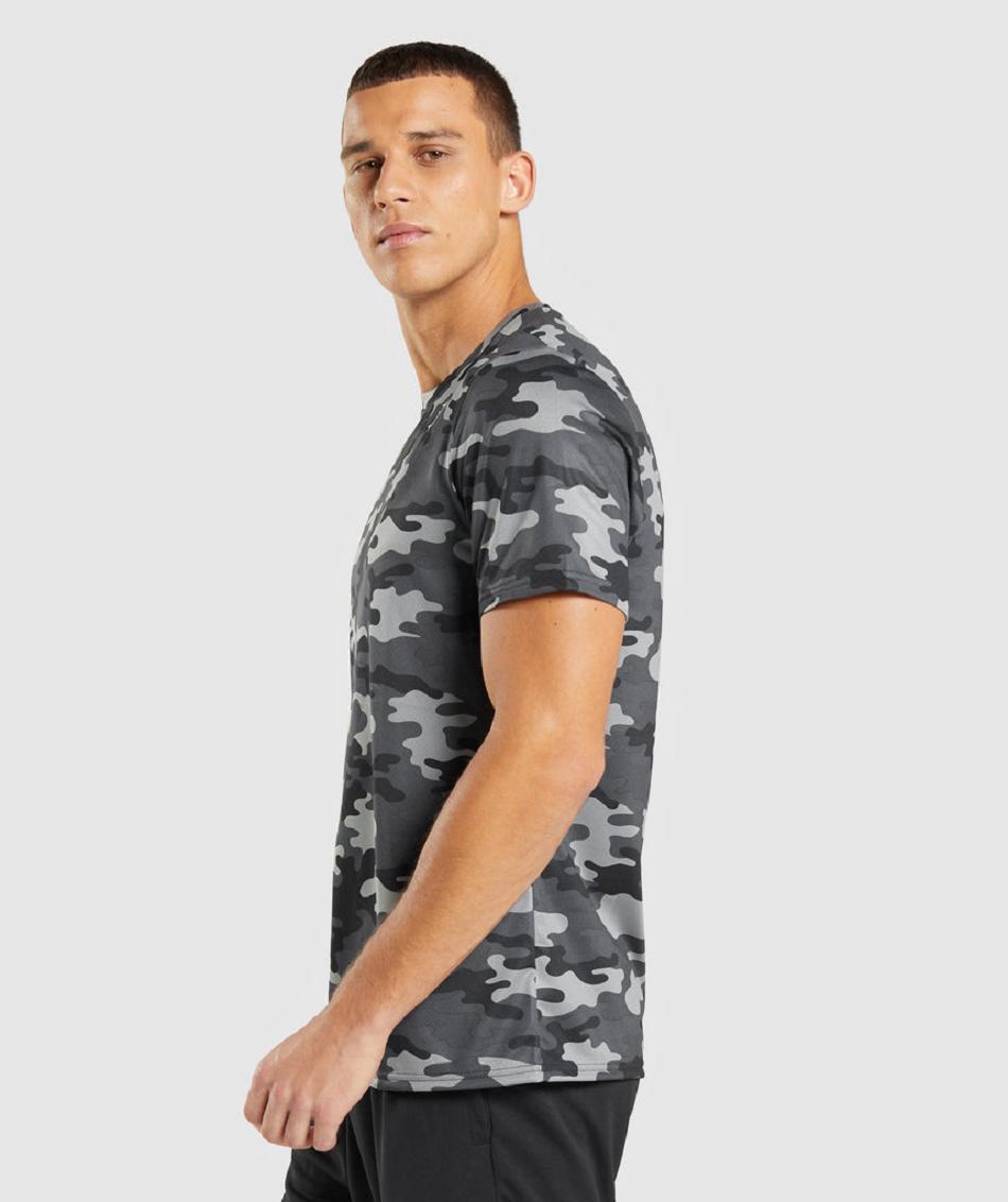 T Shirts Gymshark Arrival Hombre Grises | MX_3097GSO