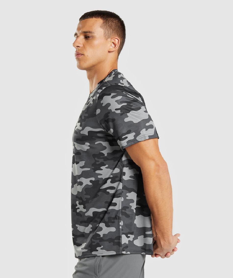 T Shirts Gymshark Arrival Hombre Grises | MX_3104CTV