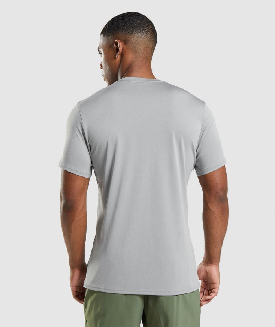 T Shirts Gymshark Arrival Hombre Grises | MX_3168GSO