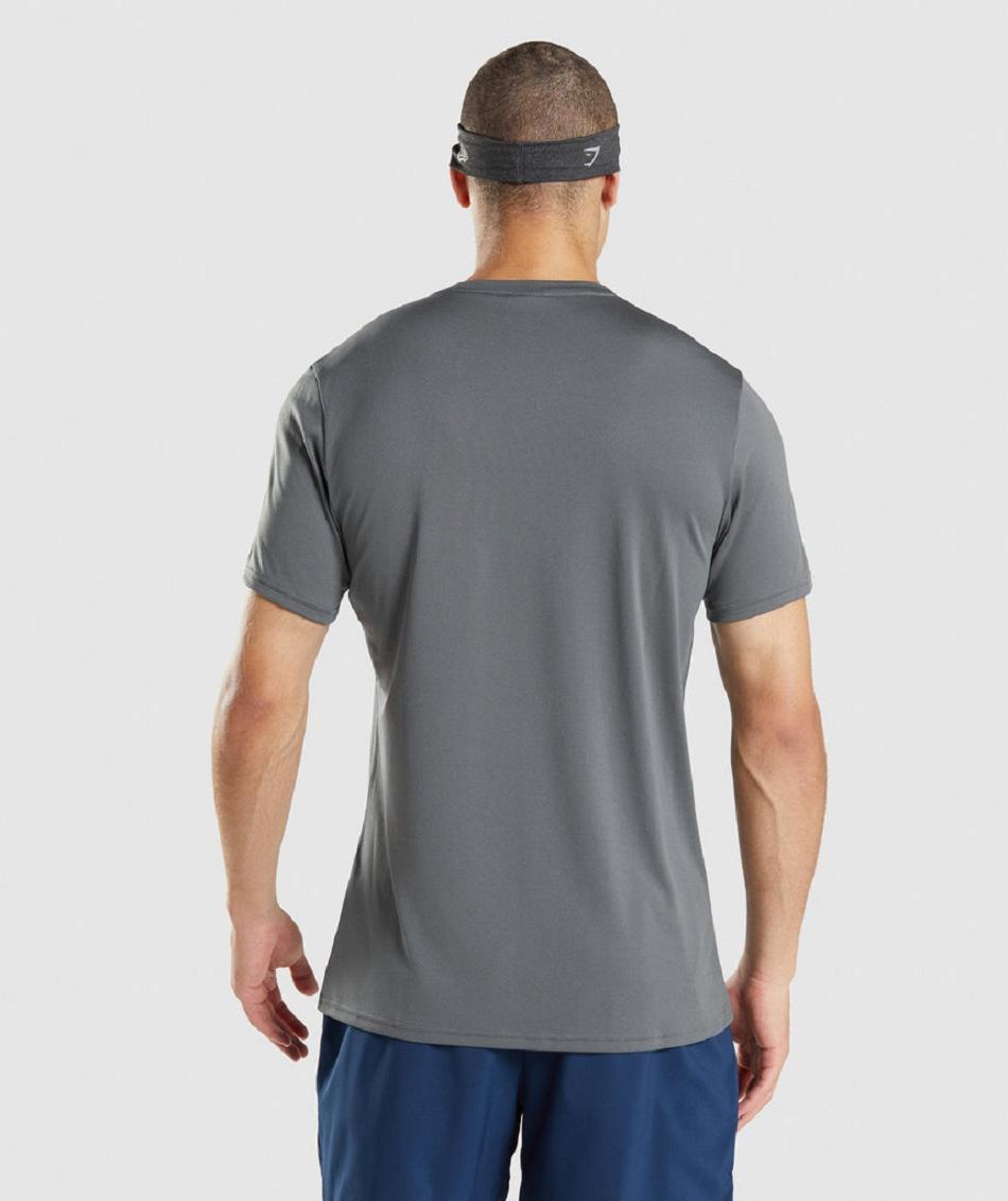 T Shirts Gymshark Arrival Hombre Grises | MX_3205NWY