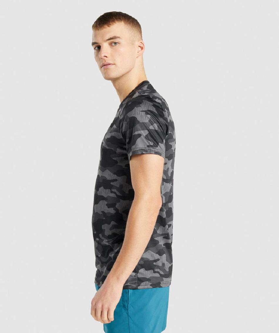 T Shirts Gymshark Arrival Hombre Grises | MX_3214HAP