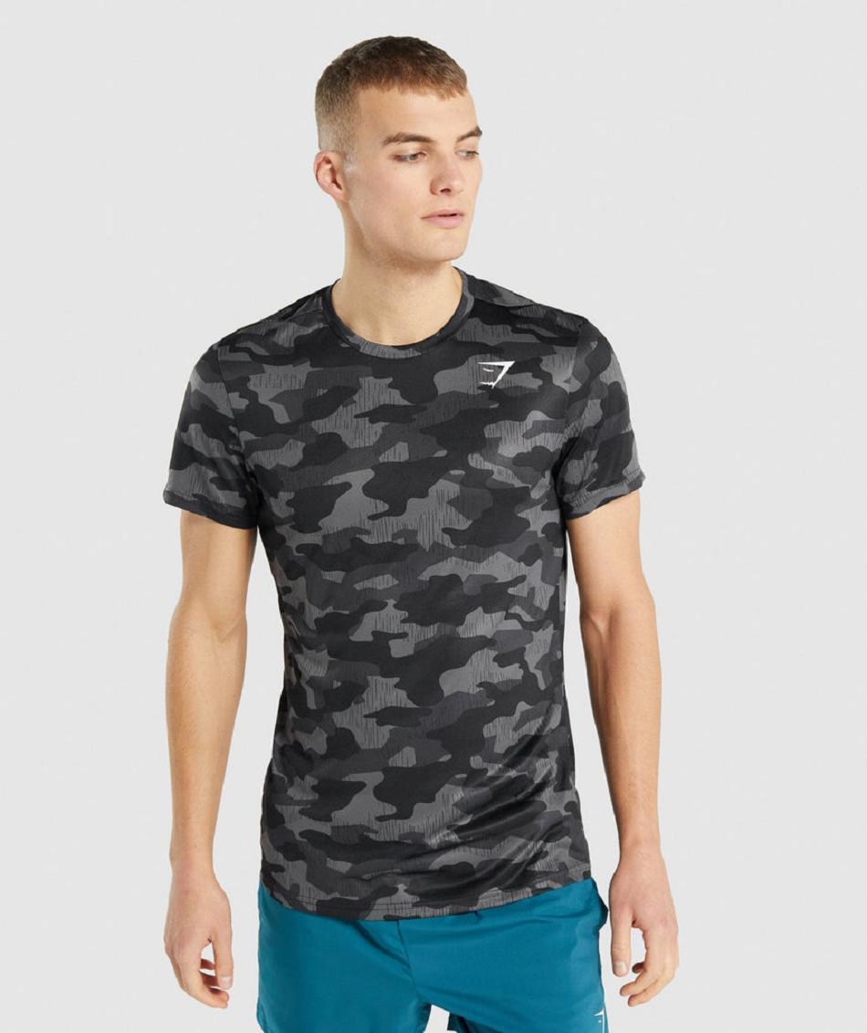 T Shirts Gymshark Arrival Hombre Grises | MX_3214HAP