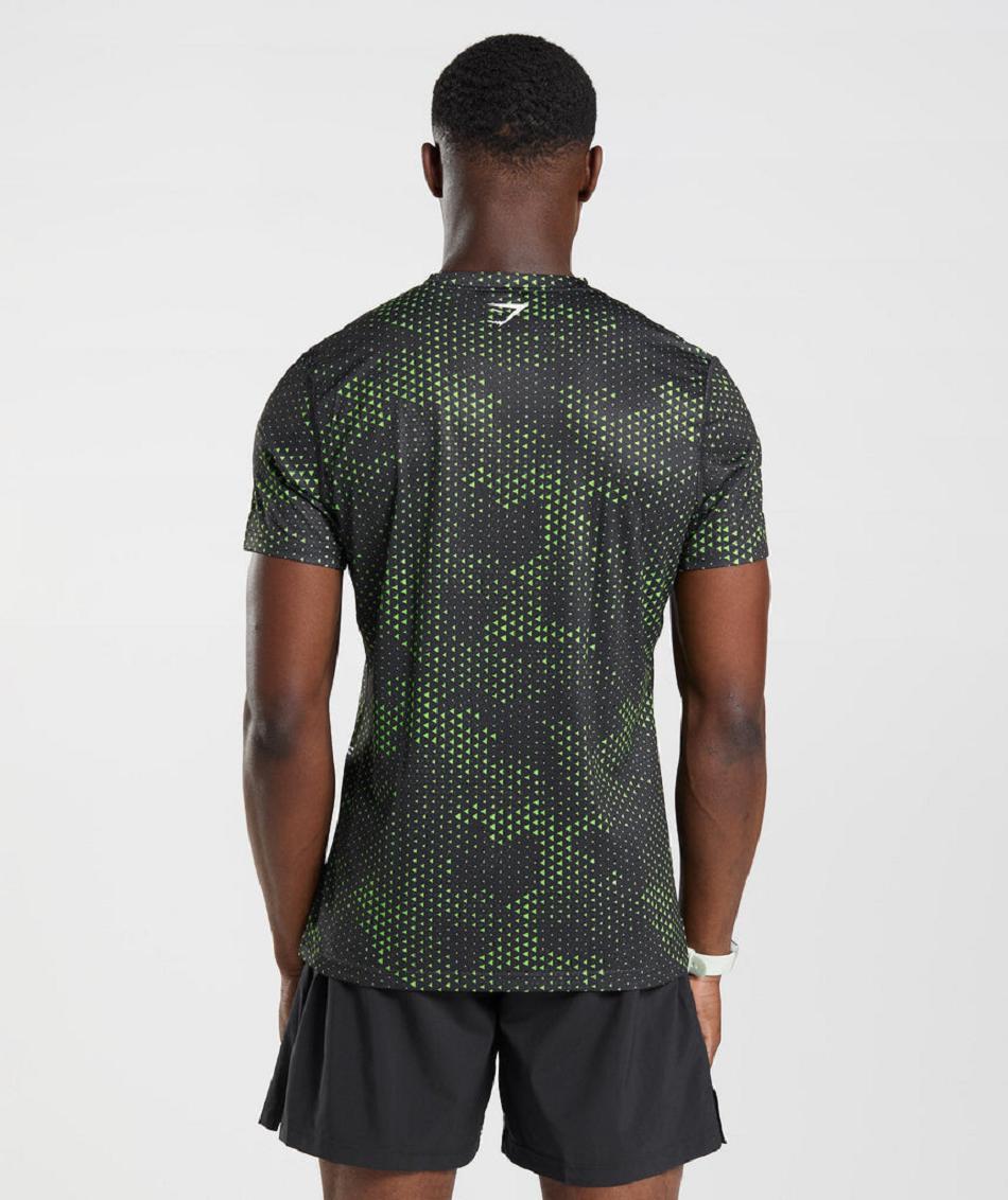 T Shirts Gymshark Deporte Hombre Verdes Claro | MX_3242KOR