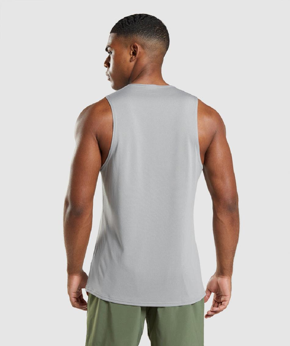 Tank Top Gymshark Arrival Hombre Grises | MX_3042TCE