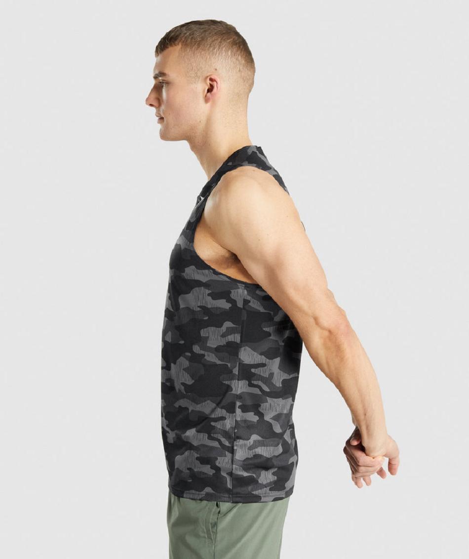 Tank Top Gymshark Arrival Hombre Grises | MX_3050SGL