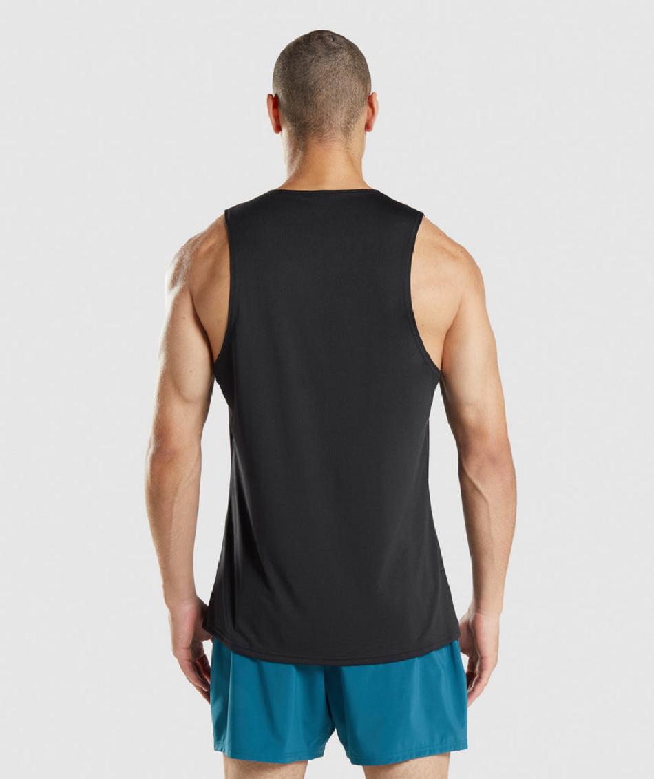 Tank Top Gymshark Arrival Hombre Negros | MX_3080BEX