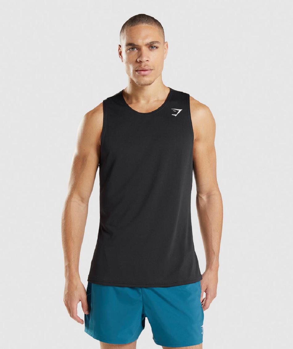 Tank Top Gymshark Arrival Hombre Negros | MX_3080BEX