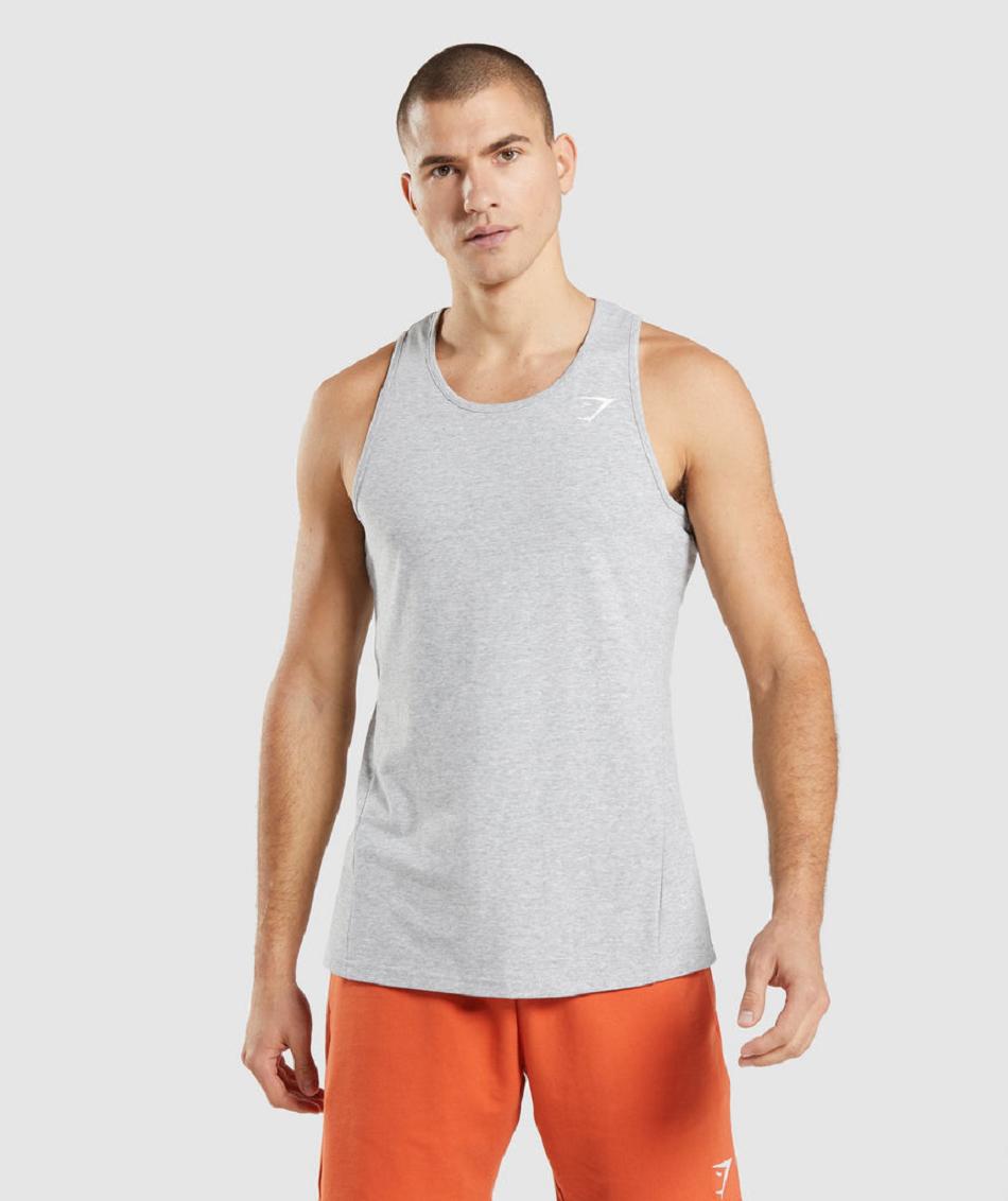 Tank Top Gymshark Critical 2.0 Hombre Grises Claro | MX_2990VRW