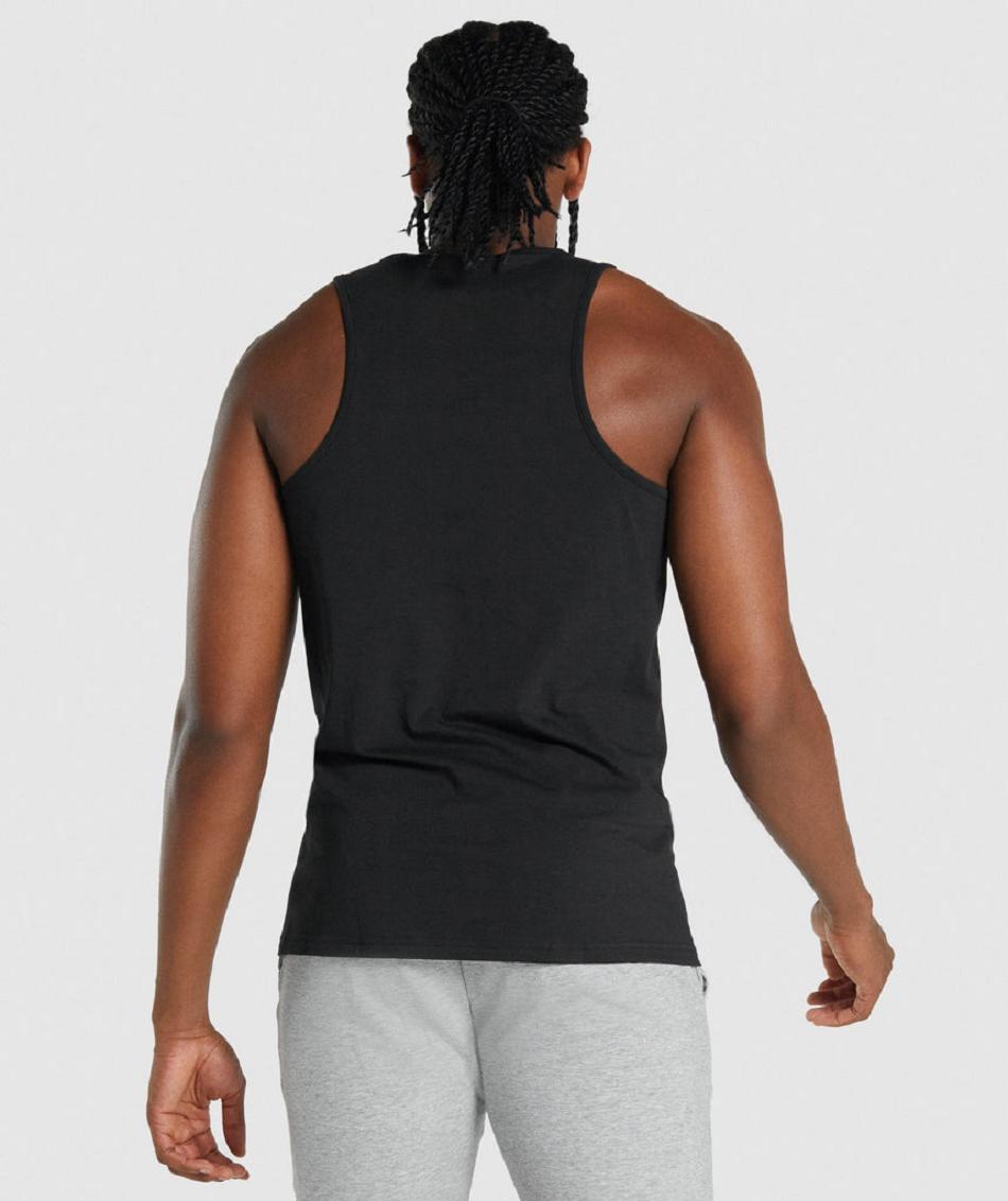 Tank Top Gymshark Critical 2.0 Hombre Negros | MX_2992NWY